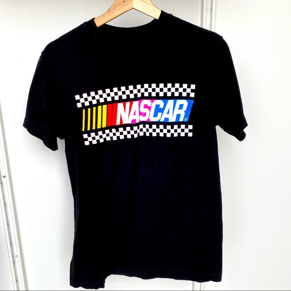 Mens Black NASCAR Tshirt